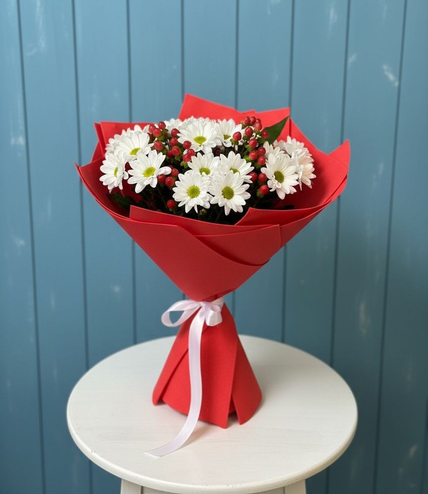 Букет цветов из: Хризантемы в Кувшиново