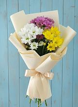 Букет цветов из:  Хризантемы #REPLACE_PRED# Кувшиново