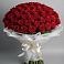 Букет 101 Красная роза Блэк Мэджик в Кувшиново