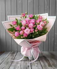 Букет Розовый кустик #REPLACE_PRED# Кувшиново
