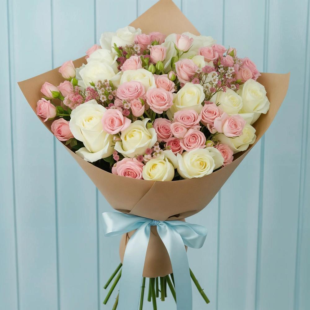 Букет цветов из: Розы в Кувшиново