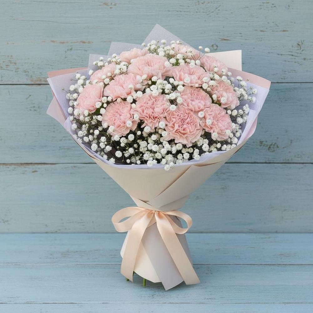 Букет цветов из: Гвоздики в Кувшиново