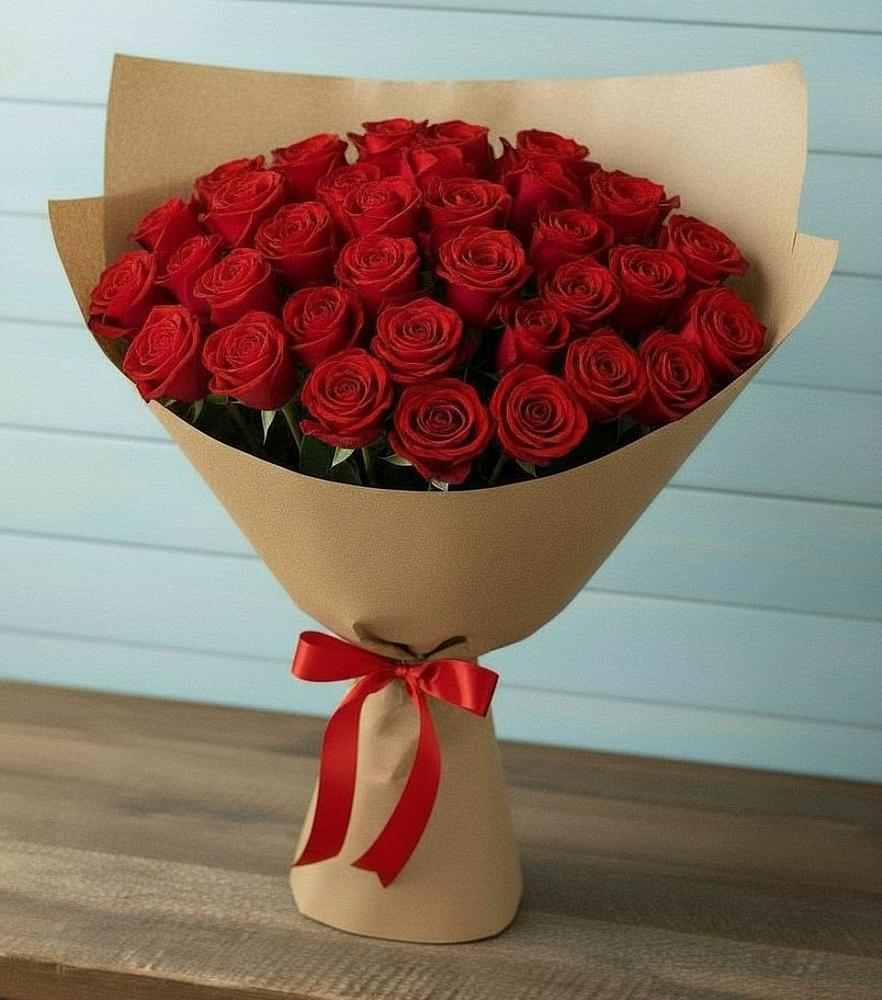 Букет Красные розы Милано в Кувшиново