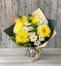 Букет цветов из:  Хризантемы #REPLACE_PRED# Кувшиново