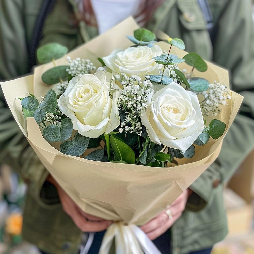 Букет цветов из: Розы в Кувшиново