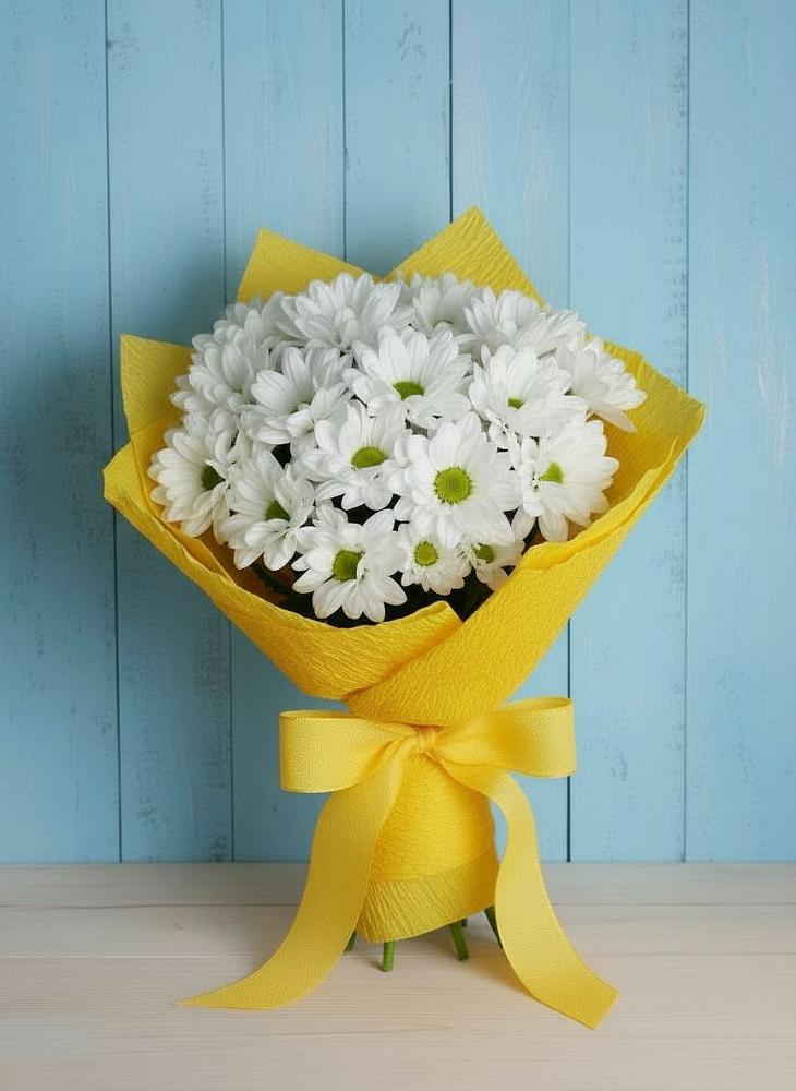Букет цветов из: Хризантемы в Кувшиново