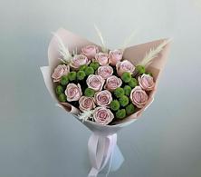 Букет цветов из:  Розы и Хризантемы в Кувшиново