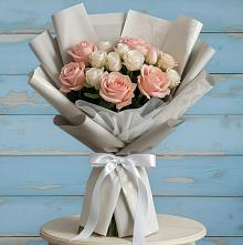 Букет цветов из:  Розы #REPLACE_PRED# Кувшиново