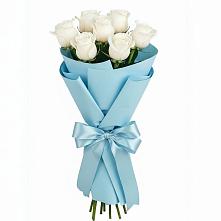 Букет 7 белых роз Проуд #REPLACE_PRED# Кувшиново