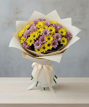 Букет цветов из:  Хризантемы #REPLACE_PRED# Кувшиново