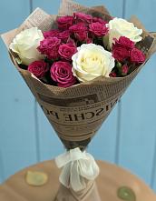 Букет цветов из:  Розы #REPLACE_PRED# Кувшиново