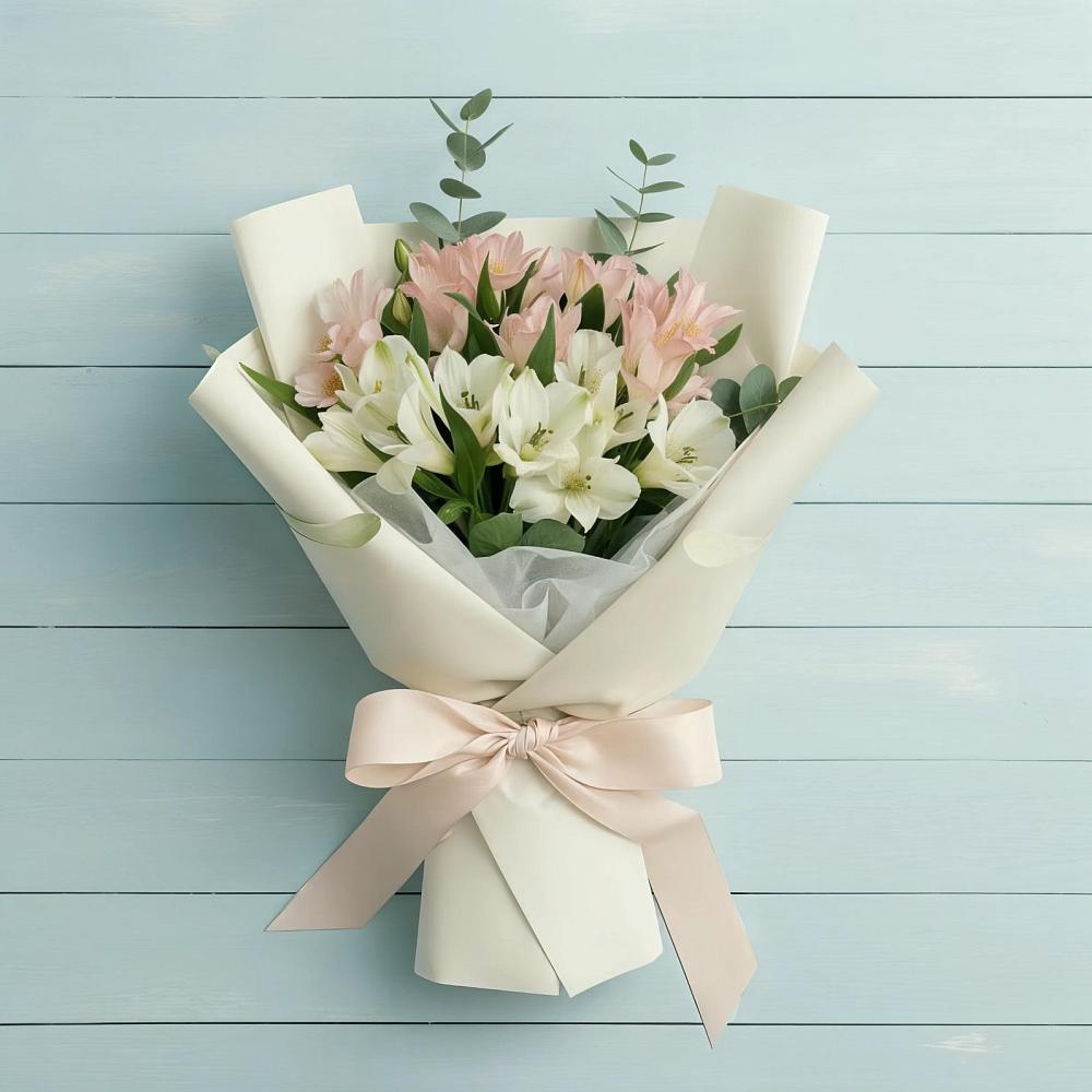 Букет цветов из: Альстромерии в Кувшиново