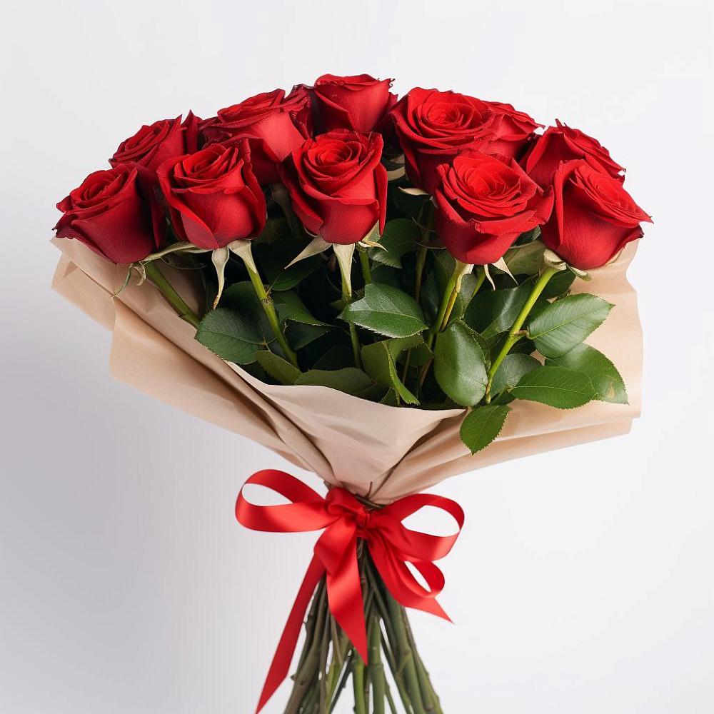Букет 11 Красных роз Эдлесс Лав в Кувшиново