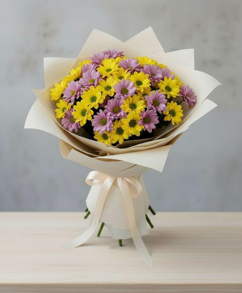 Букет цветов из: Хризантемы в Кувшиново